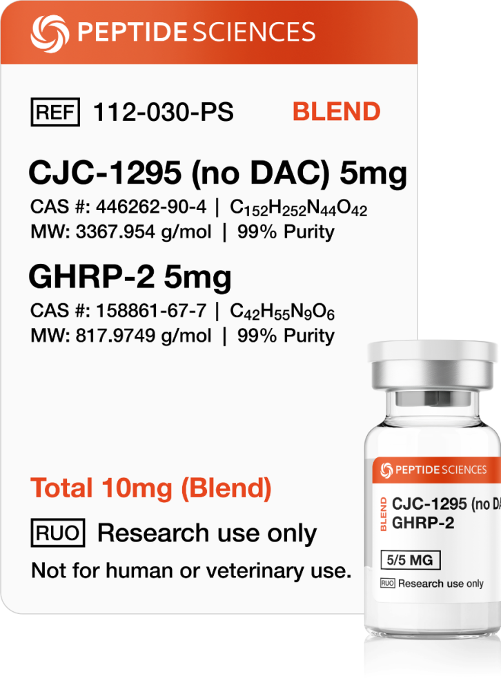 CJC-1295 (no DAC), GHRP-2 10mg (Blend)