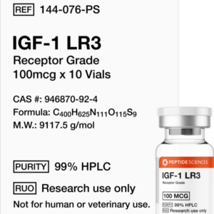 IGF-1 LR3 (Receptor Grade) 100mcg x 10 Vials